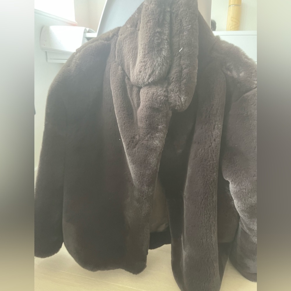 Apparis brand new brown teddy jacket - faux fur